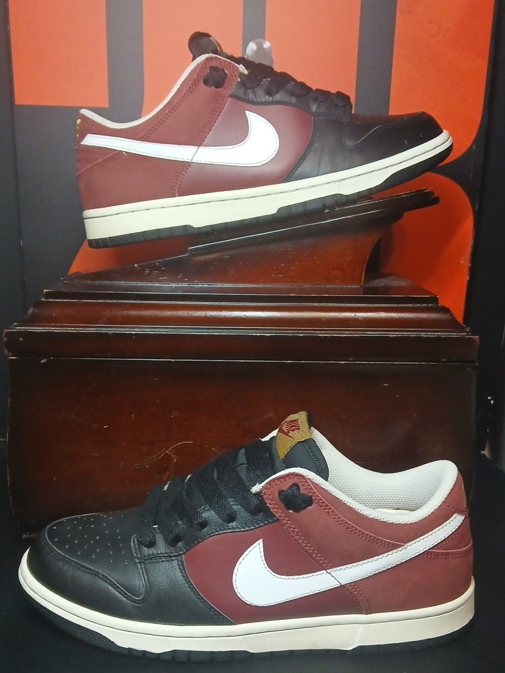 Nike Dunk Low CL "Team Red Black" Rare! (2007) Mens-7.5 100%AUTHENTIC!